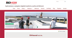 Desktop Screenshot of isomont.cz